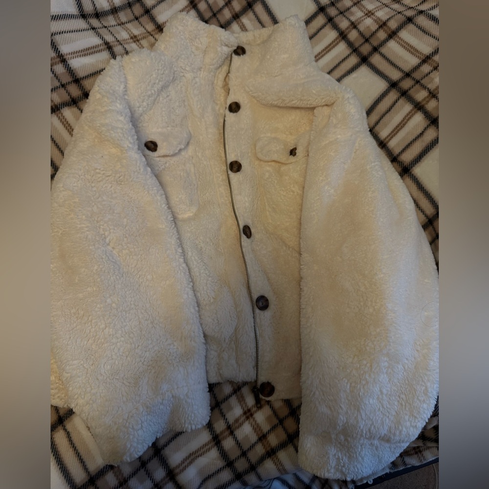 Cozy Cream Sherpa Jacket